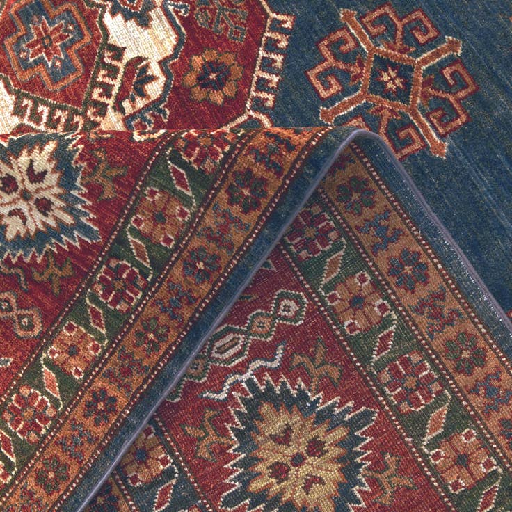 Detail image of 8' 4 x 10' 7 Hand Knotted Kazak Rug