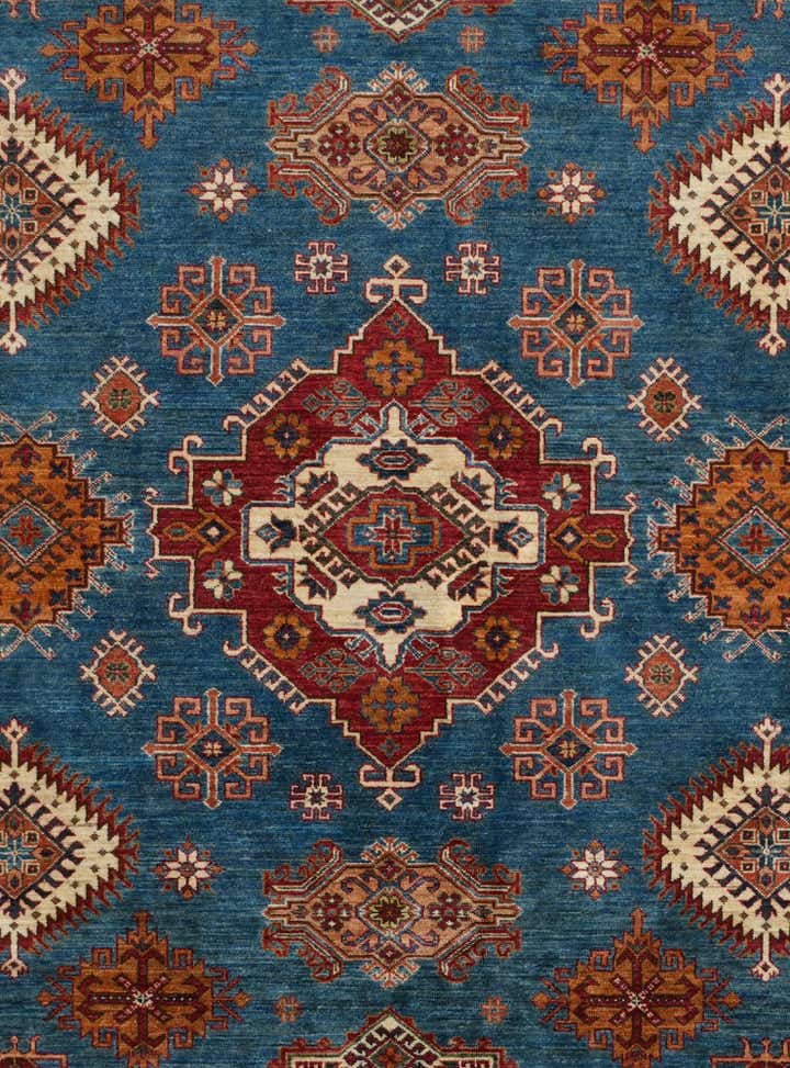 8' 4 x 10' 7 Hand Knotted Kazak Rug
