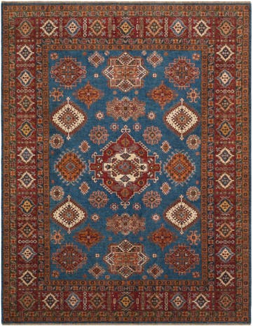 8' 4 x 10' 7 Hand Knotted Kazak Rug