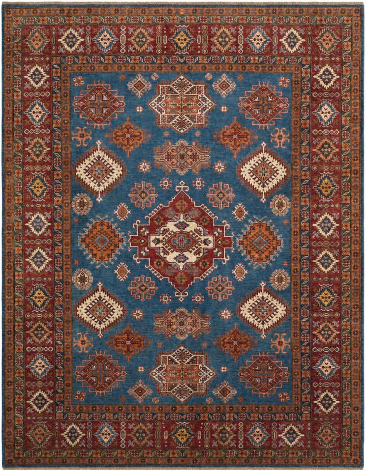 8' 4 x 10' 7 Hand Knotted Kazak Rug