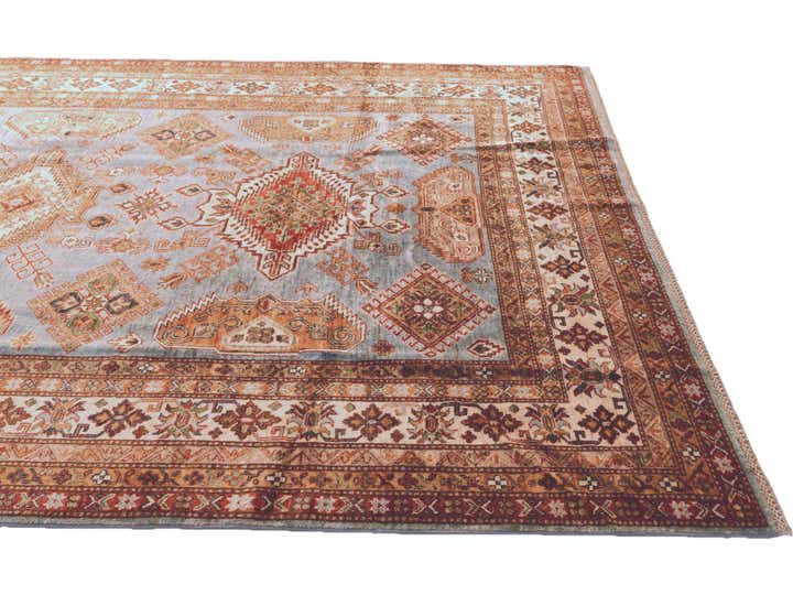 7' 1 x 10' 2 Hand Knotted Kazak Rug