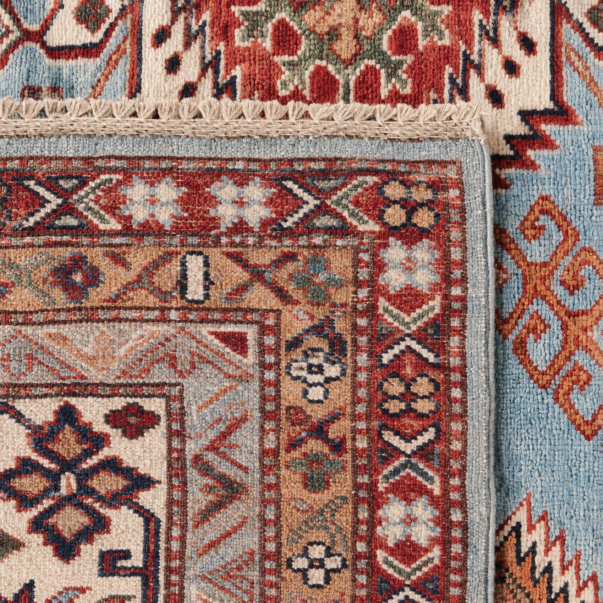 7' 1 x 10' 2 Hand Knotted Kazak Rug