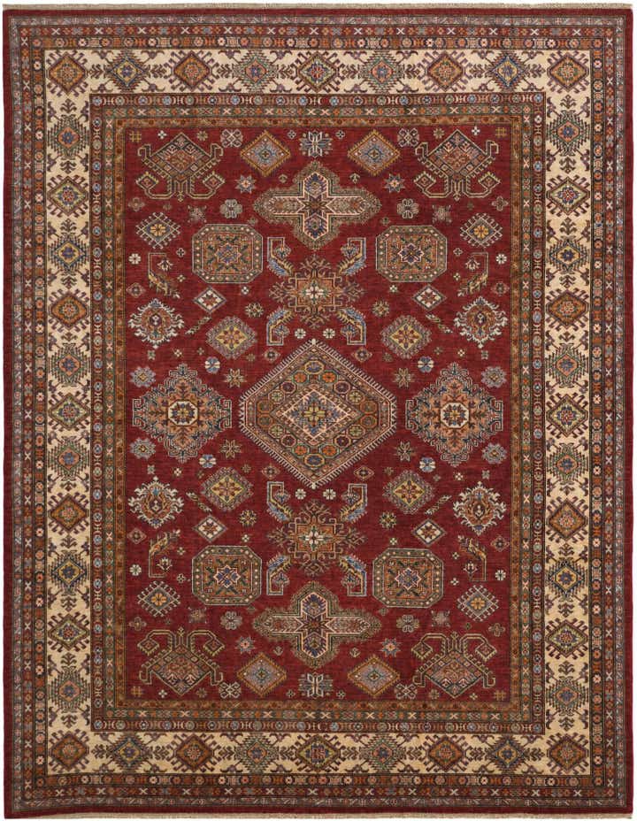 8' 2 x 10' 6 Hand Knotted Kazak Rug