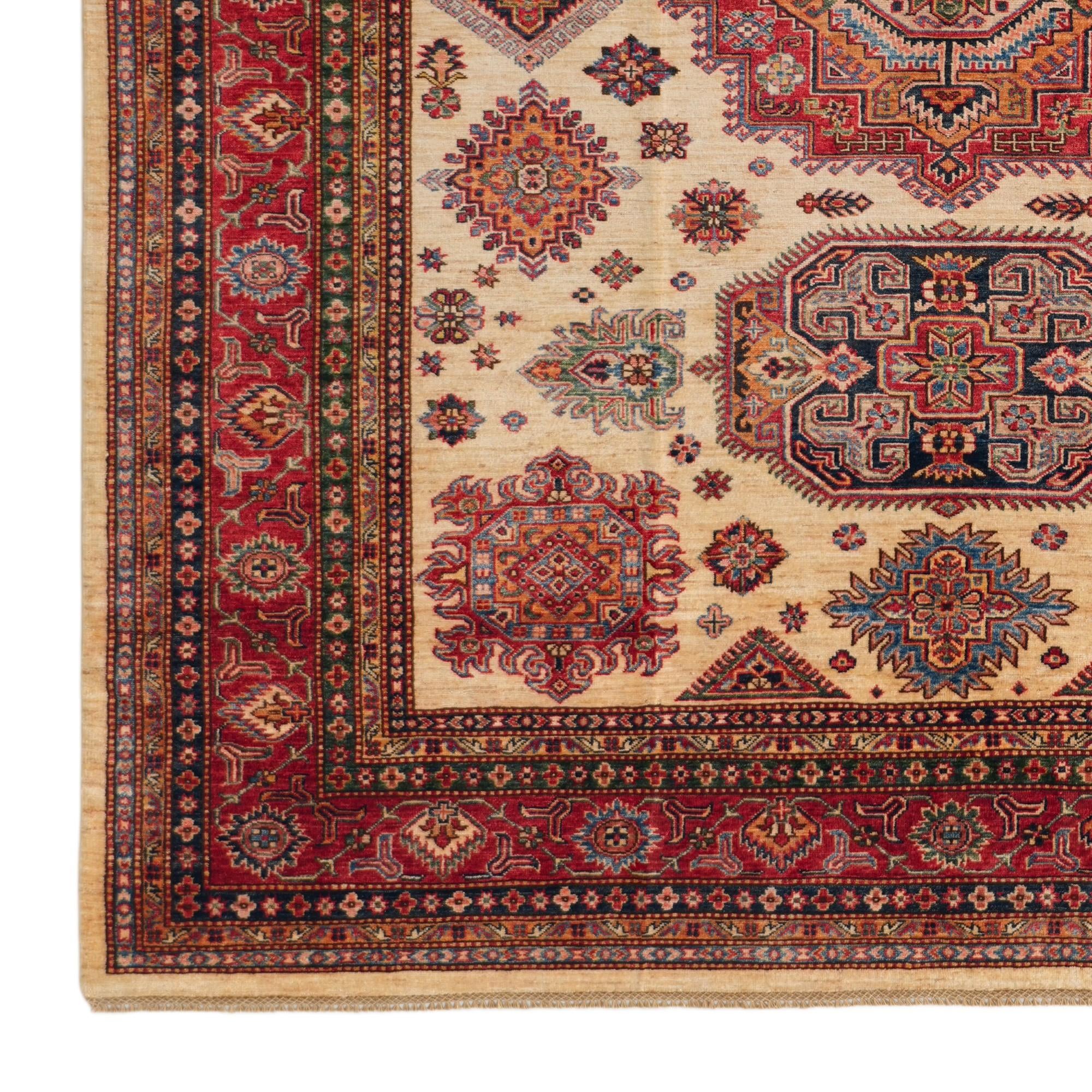 8' 2 x 9' 8 Hand Knotted Kazak Rug