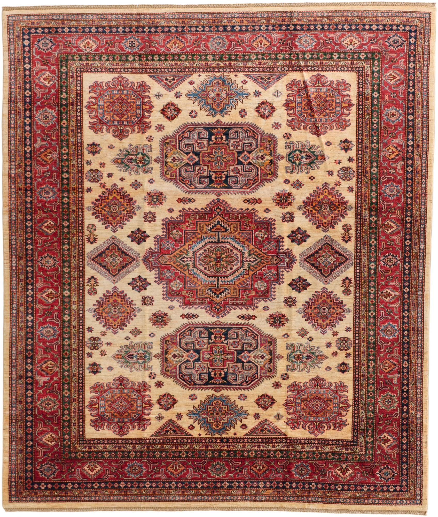 8' 2 x 9' 8 Hand Knotted Kazak Rug