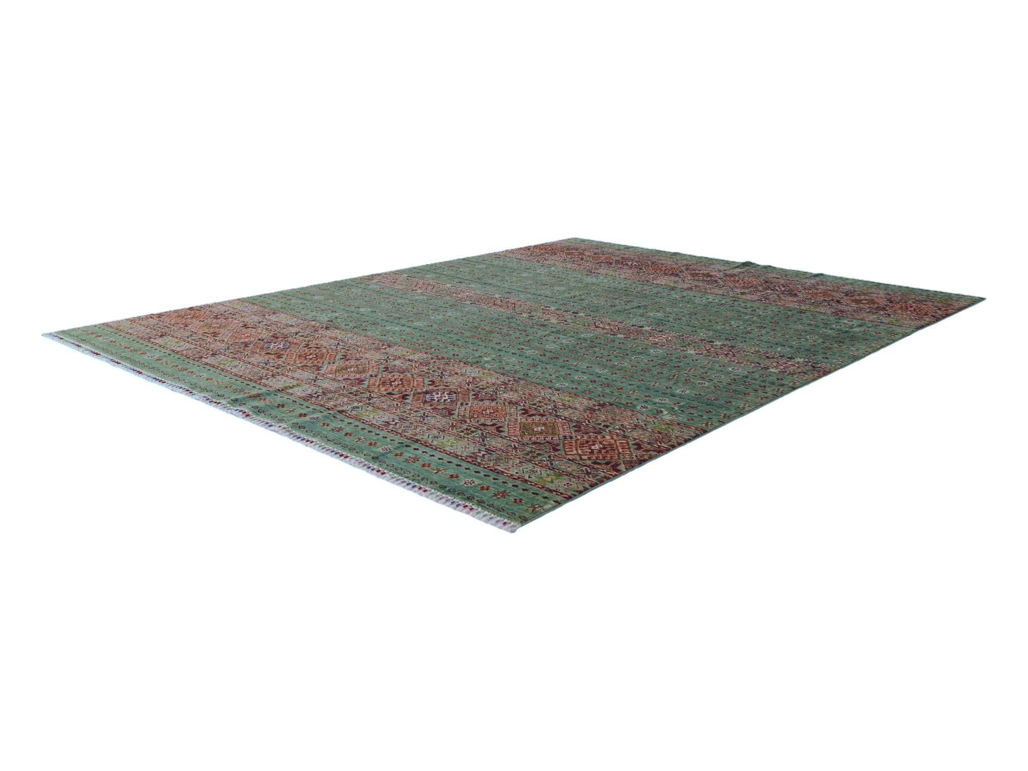 8' 3 x 10' 6 Hand Knotted Kazak Rug
