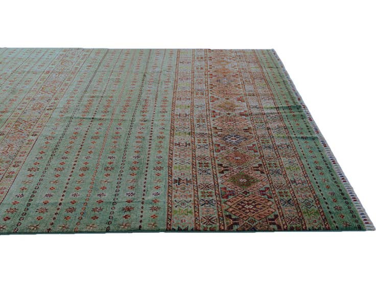 Detail image of 8' 3 x 10' 6 Hand Knotted Kazak Rug
