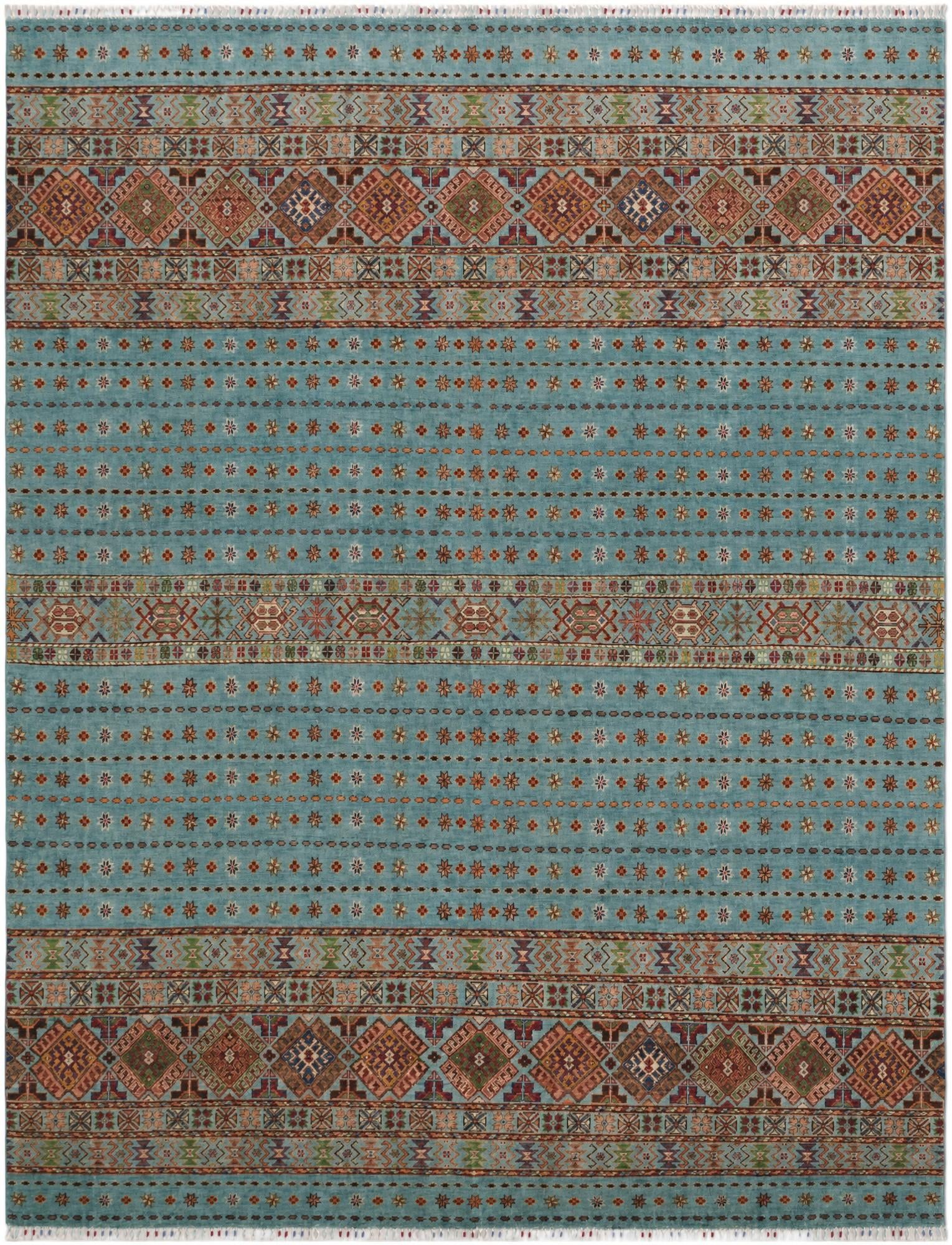 8' 3 x 10' 6 Hand Knotted Kazak Rug