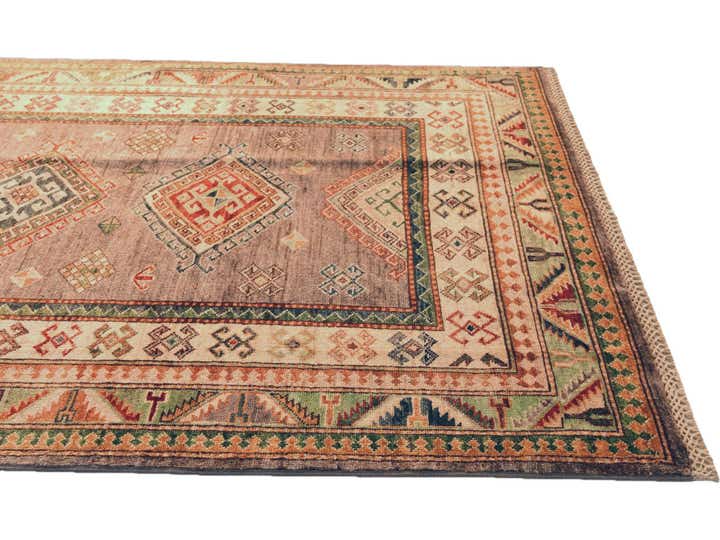 3' 11 x 6' 2 Hand Knotted Kazak Rug