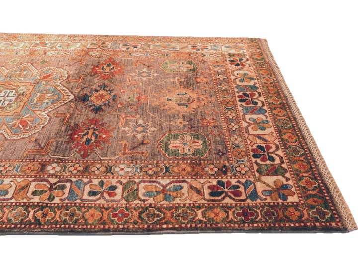 4' 1 x 5' 9 Hand Knotted Kazak Rug
