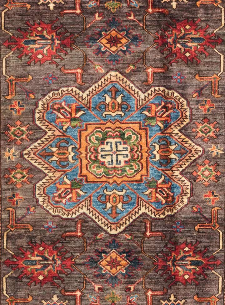 4' x 5' 11 Hand Knotted Kazak Rug