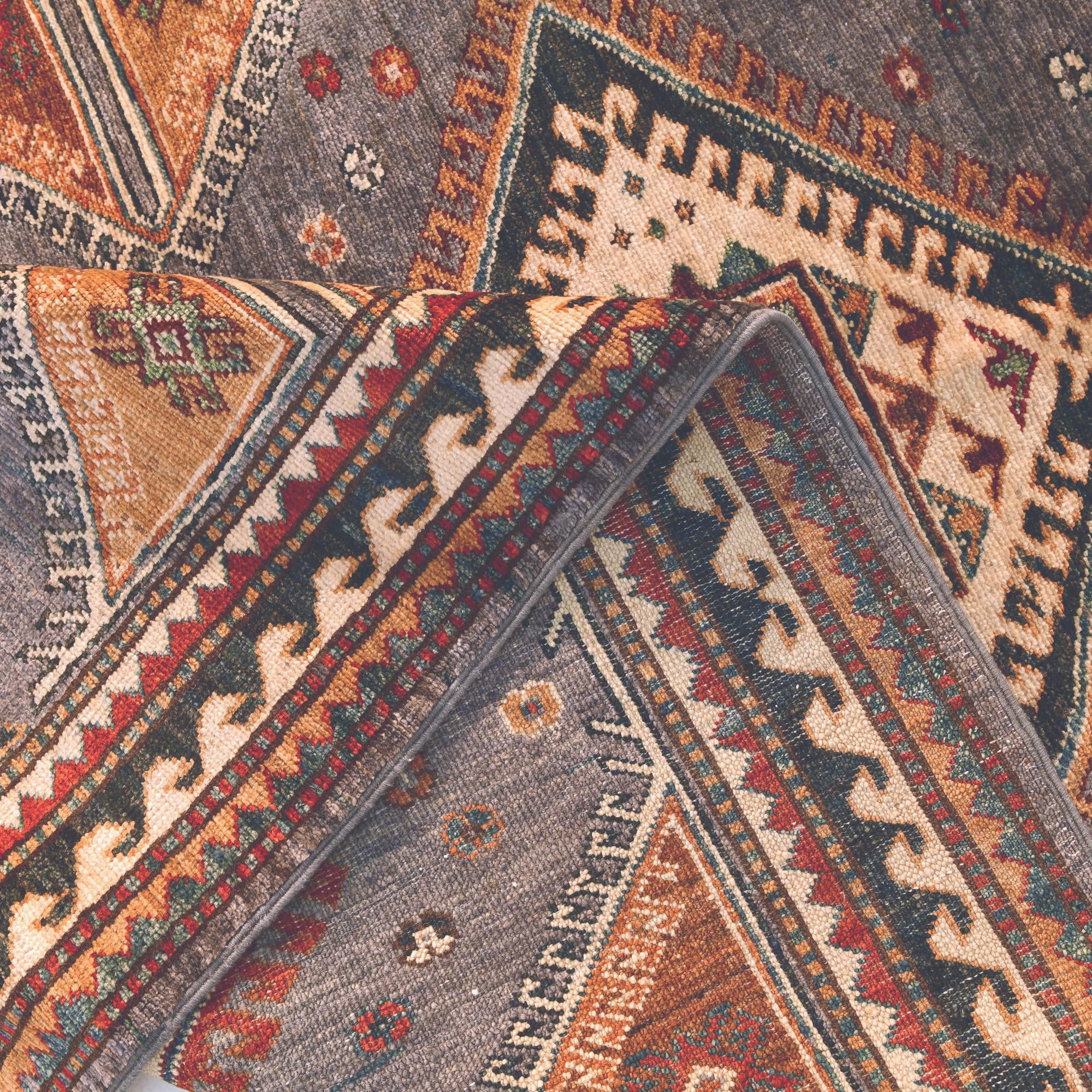 4' 3 x 6' 2 Hand Knotted Kazak Rug