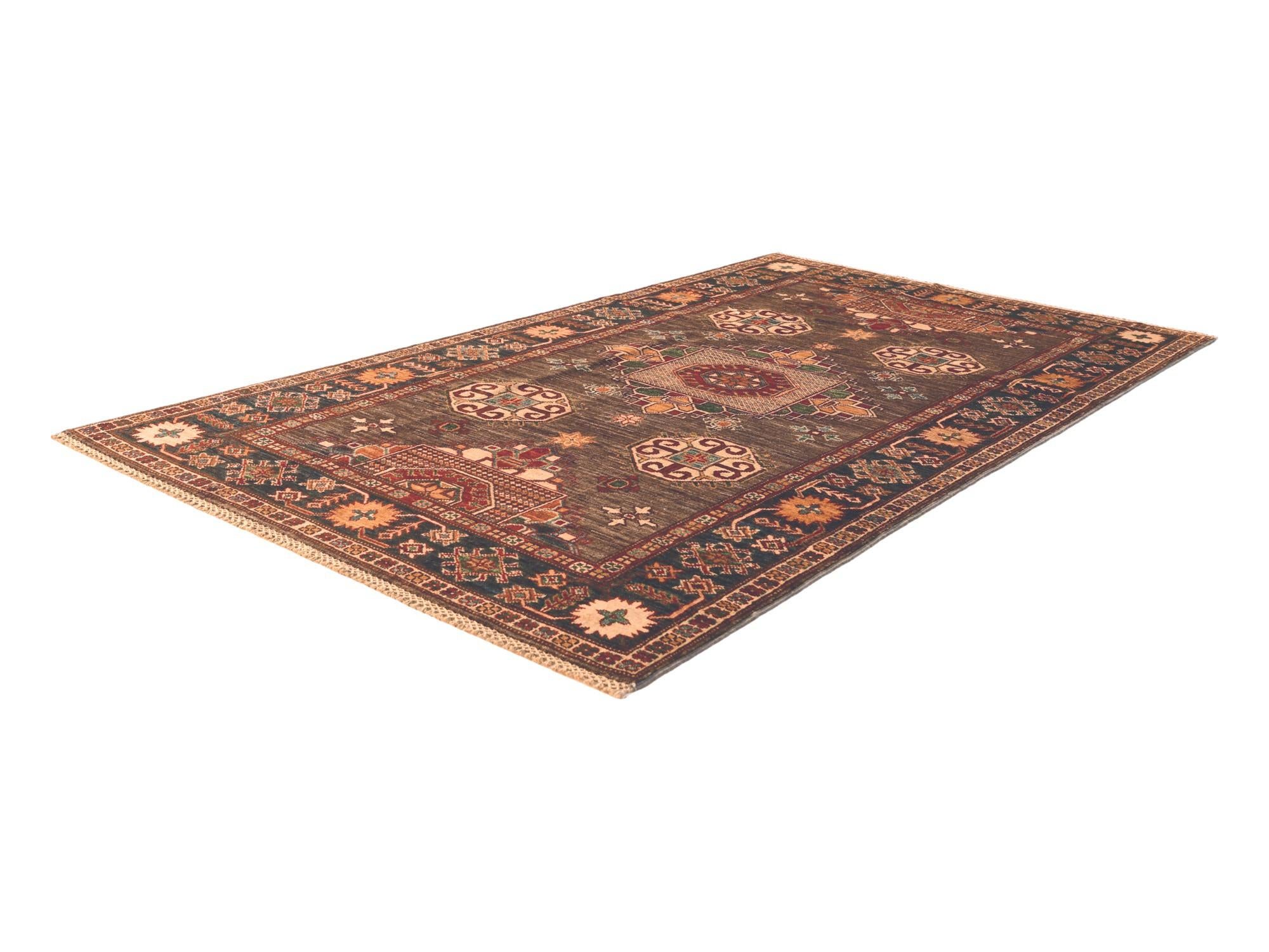 3' 10 x 6' 4 Hand Knotted Kazak Rug