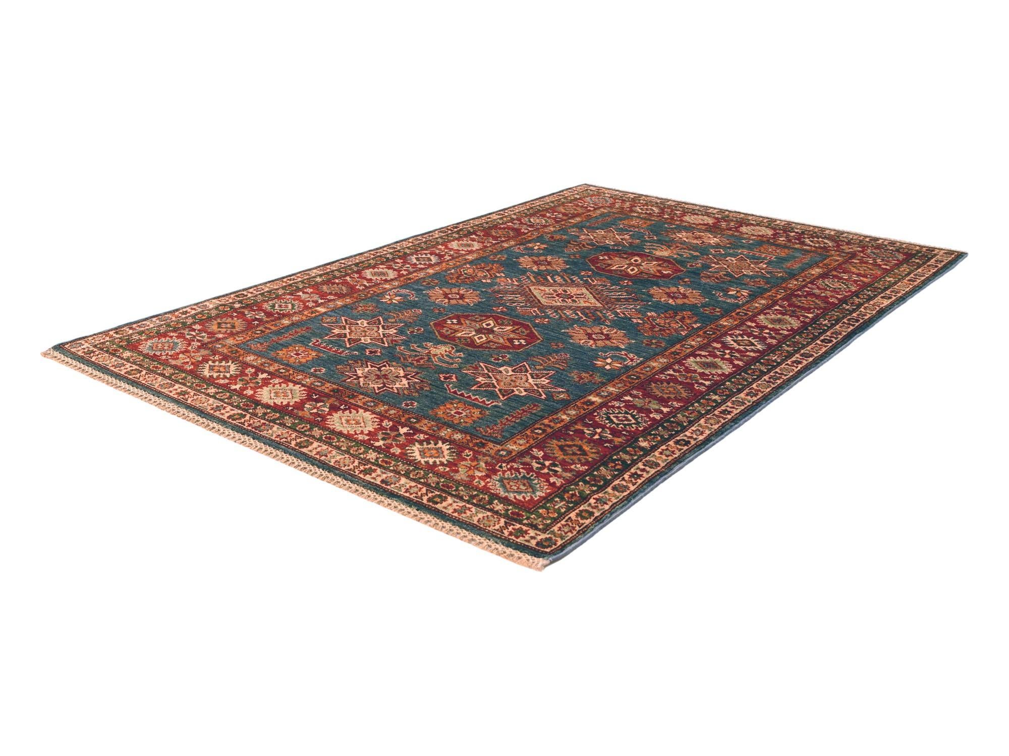 4' 1 x 5' 10 Hand Knotted Kazak Rug