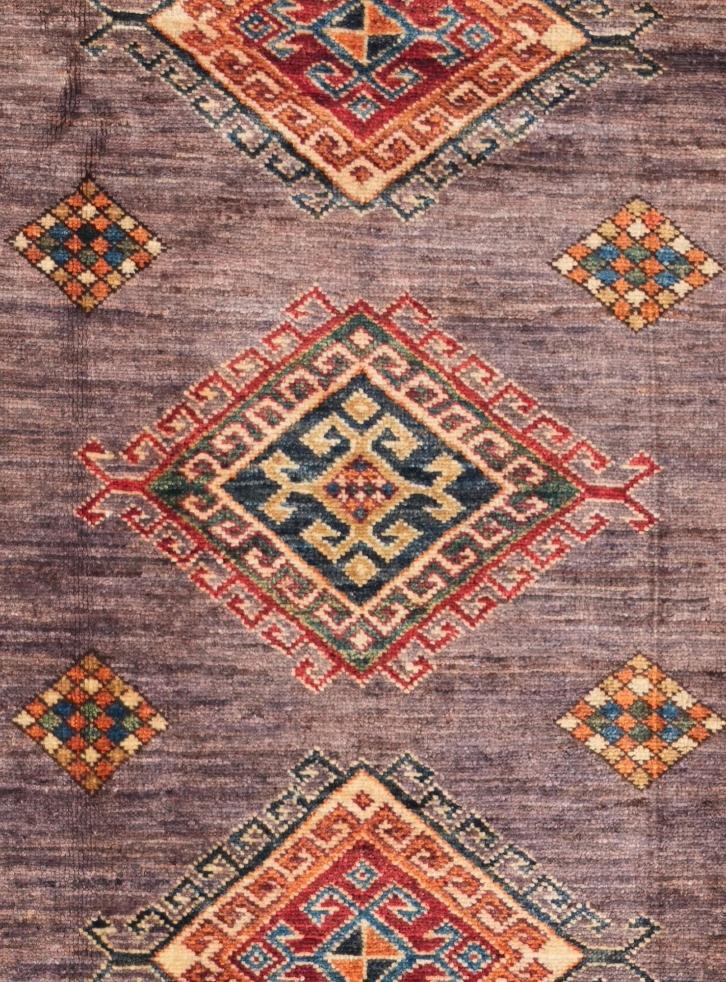 4' x 6' 1 Hand Knotted Kazak Rug