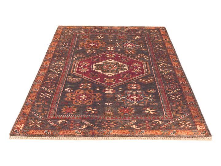 4' 1 x 5' 6 Hand Knotted Kazak Rug