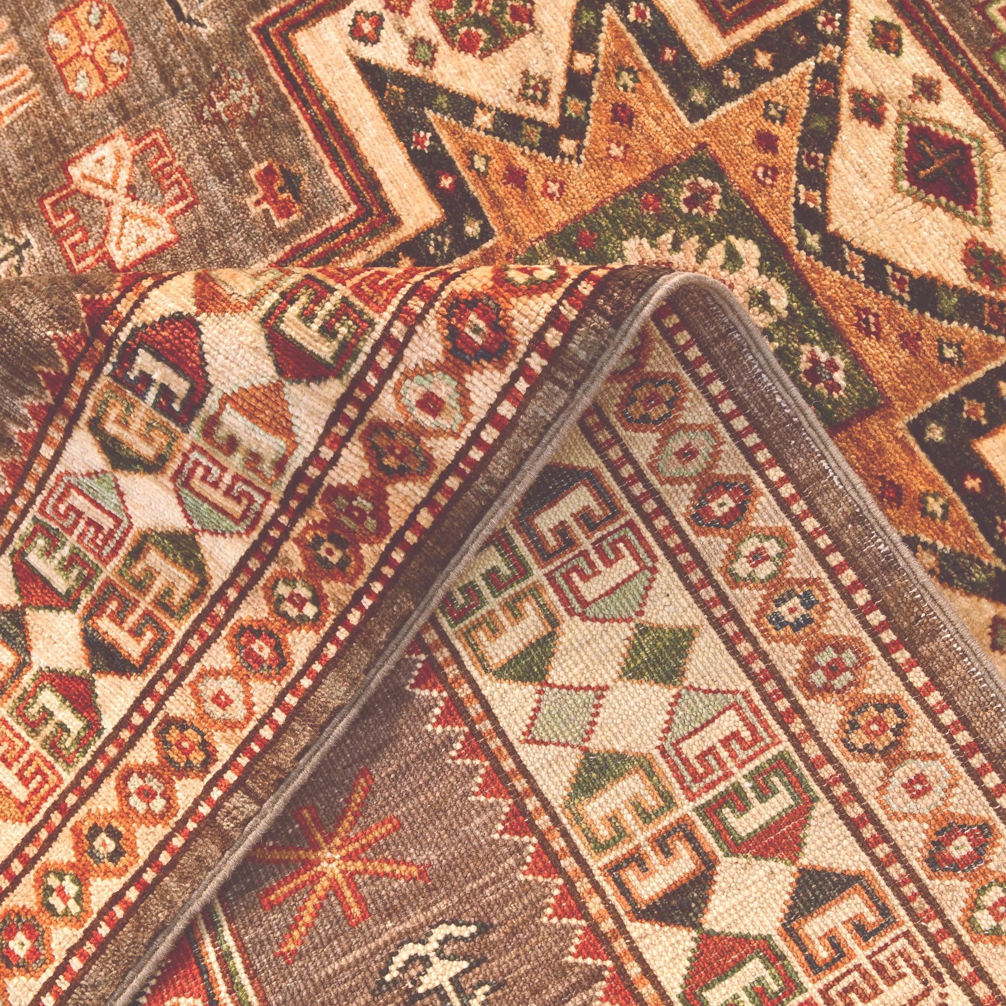 4' 1 x 6' Hand Knotted Kazak Rug