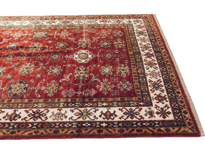 4' 11 x 6' 6 Hand Knotted Kazak Rug