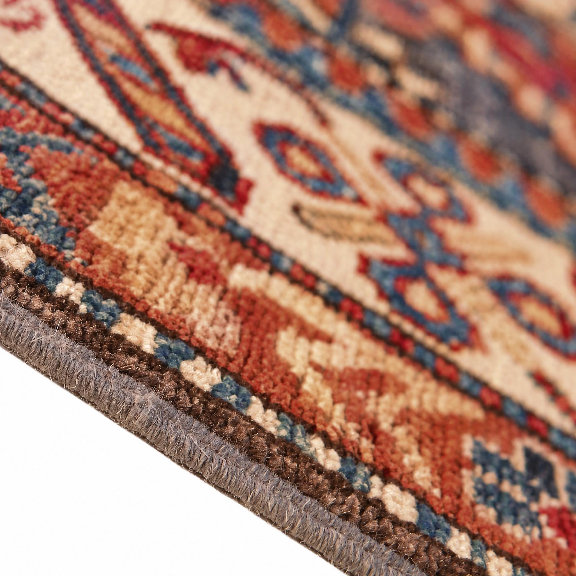 4' 1 x 6' 5 Hand Knotted Kazak Rug