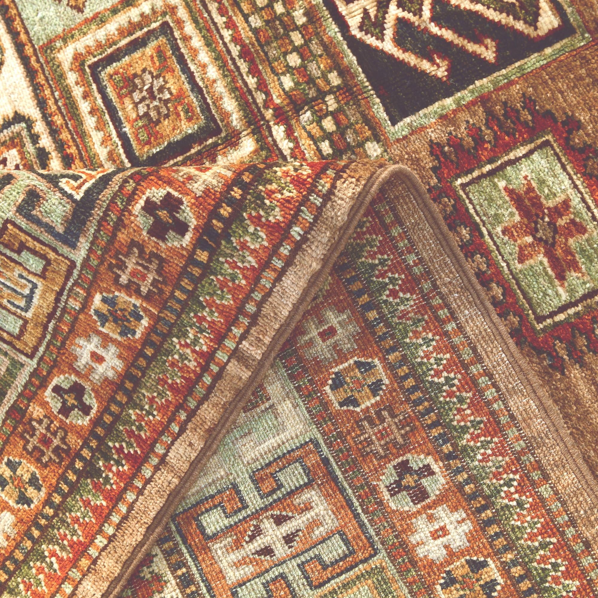 5' 3 x 6' 6 Hand Knotted Kazak Rug