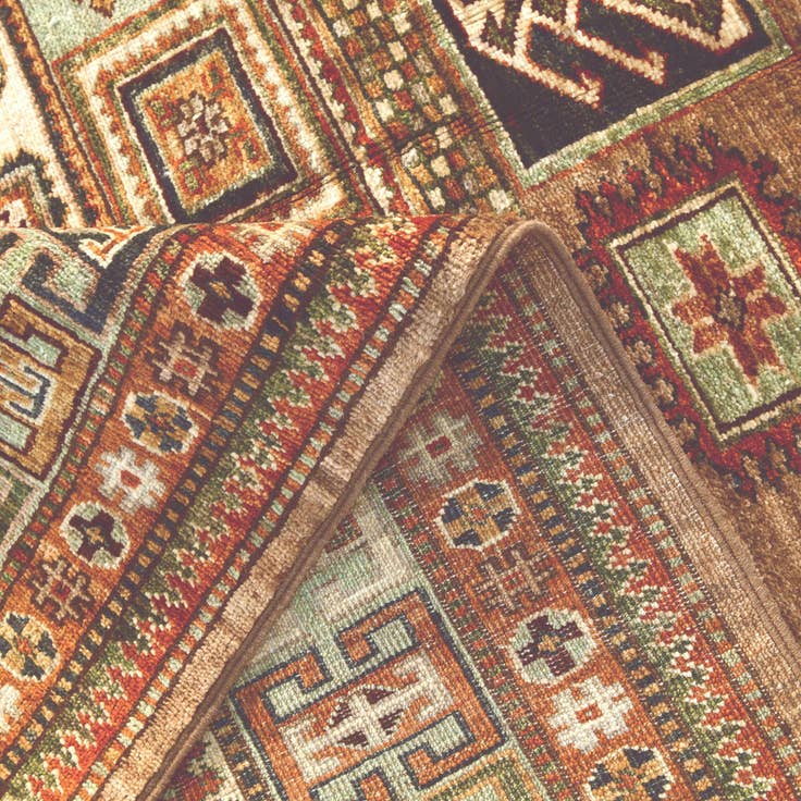 Detail image of 5' 3 x 6' 6 Hand Knotted Kazak Rug