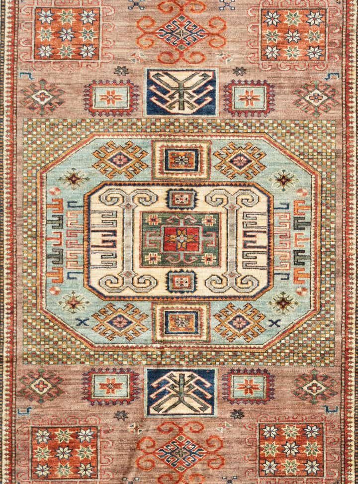 5' 3 x 6' 6 Hand Knotted Kazak Rug
