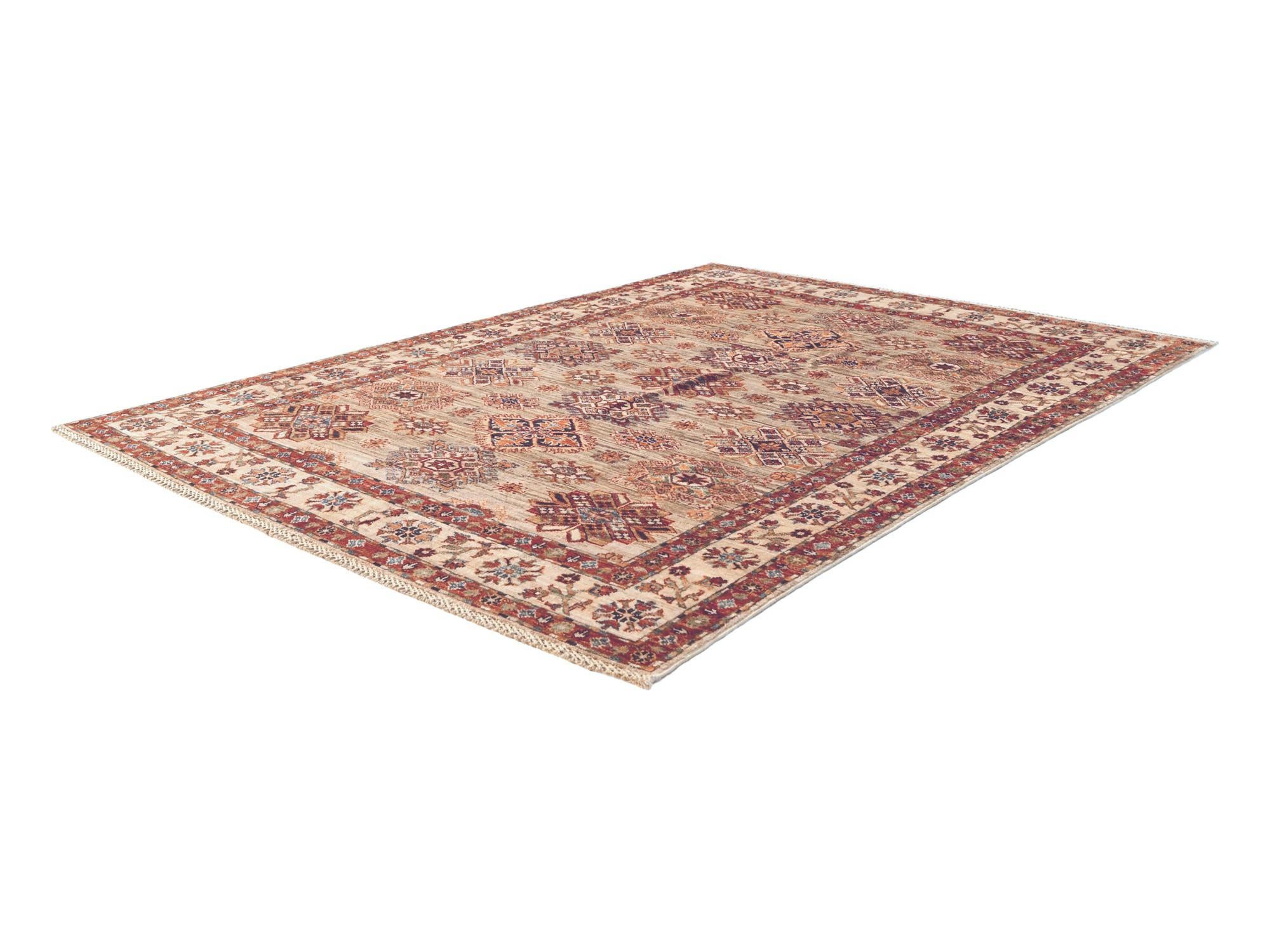 4' 11 x 6' 11 Hand Knotted Kazak Rug