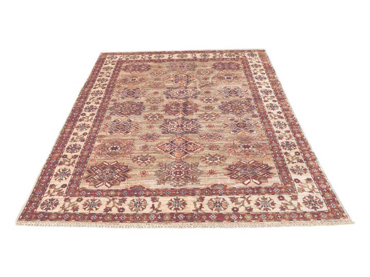 4' 11 x 6' 11 Hand Knotted Kazak Rug
