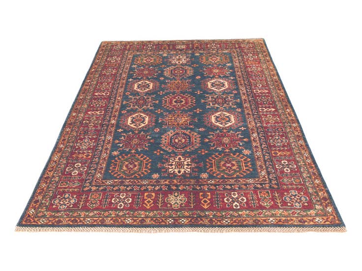 Detail image of 4' 11 x 7' 1 Hand Knotted Kazak Rug