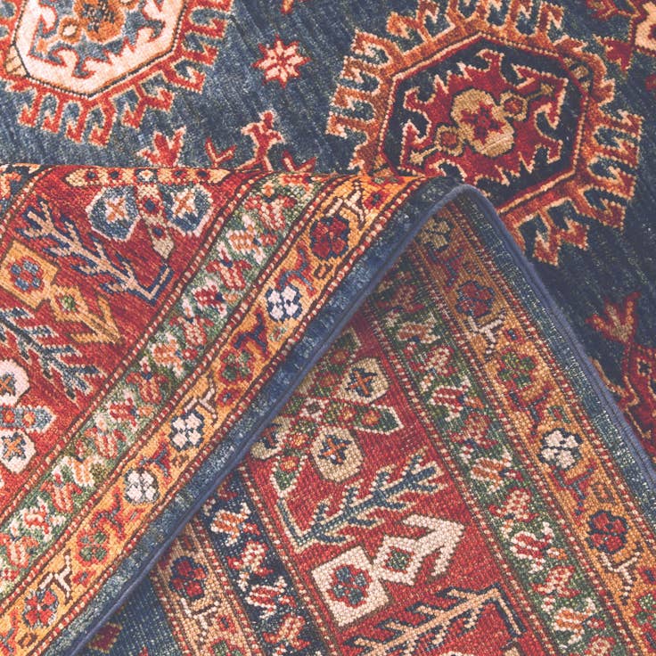 Detail image of 4' 11 x 7' 1 Hand Knotted Kazak Rug