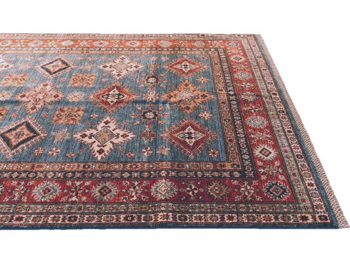 5' 1 x 6' 10 Hand Knotted Kazak Rug