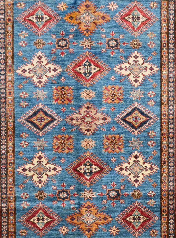 5' 1 x 6' 10 Hand Knotted Kazak Rug