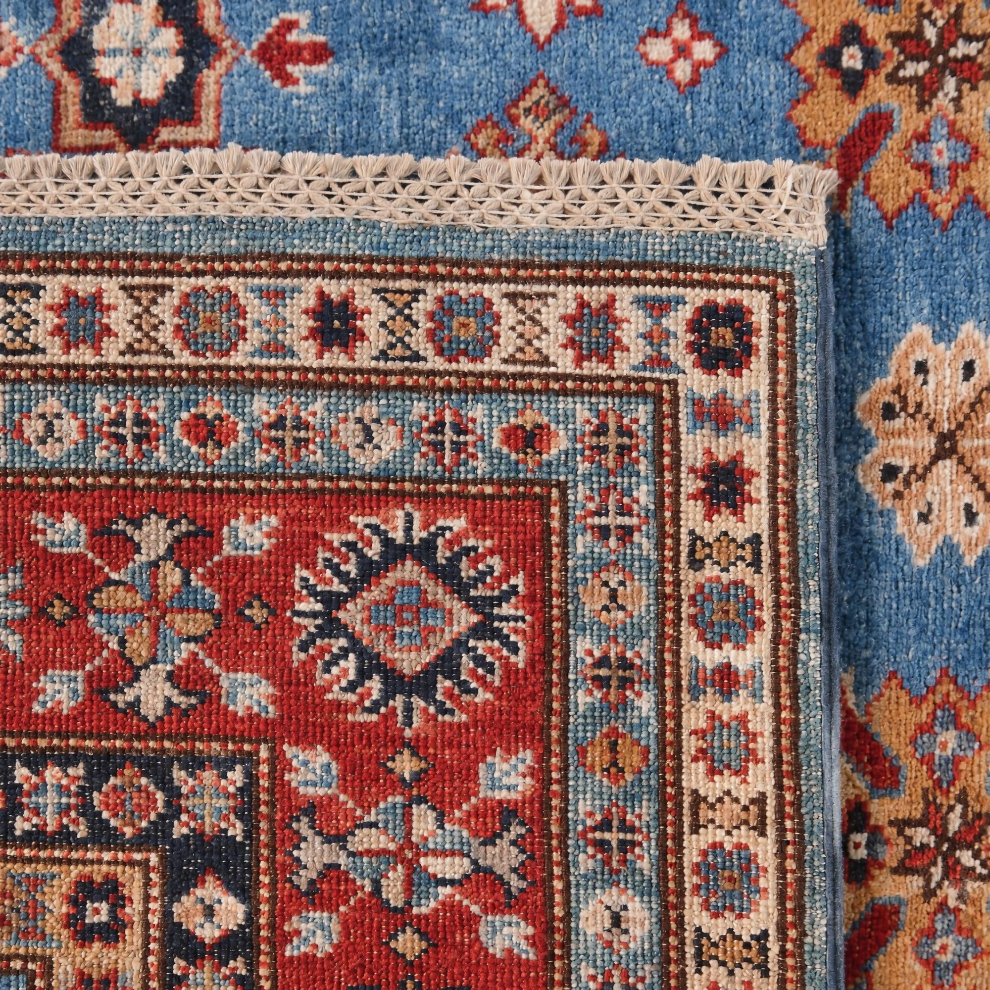 155cm x 210cm Hand Knotted Kazak Rug