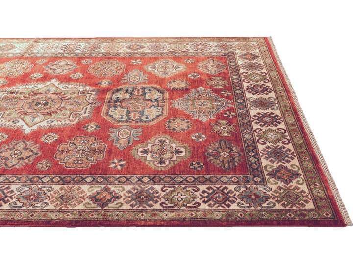 5' x 7' 5 Hand Knotted Kazak Rug