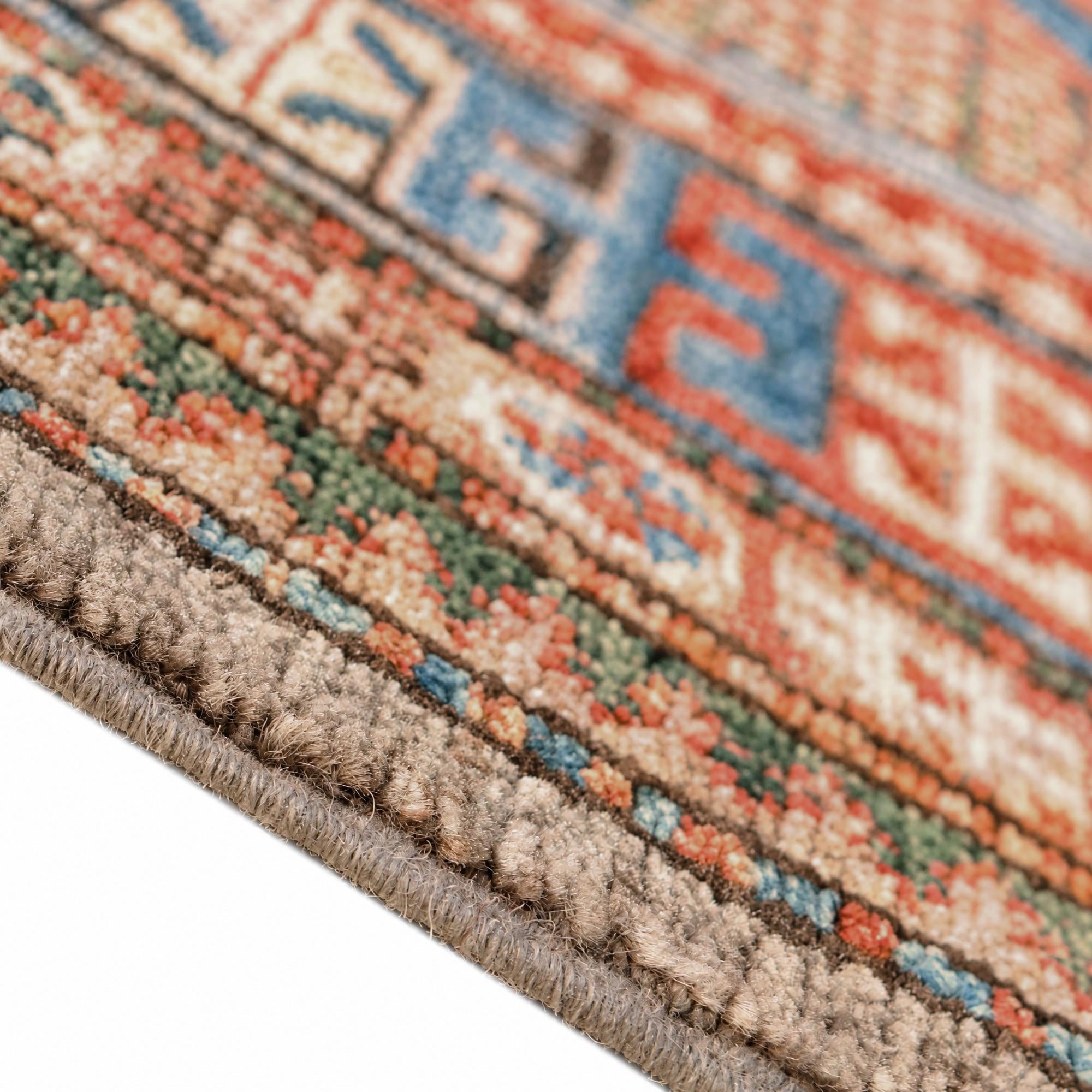Detail image 8 of 12: 5' 1 x 6' 11 Hand Knotted Kazak Rug