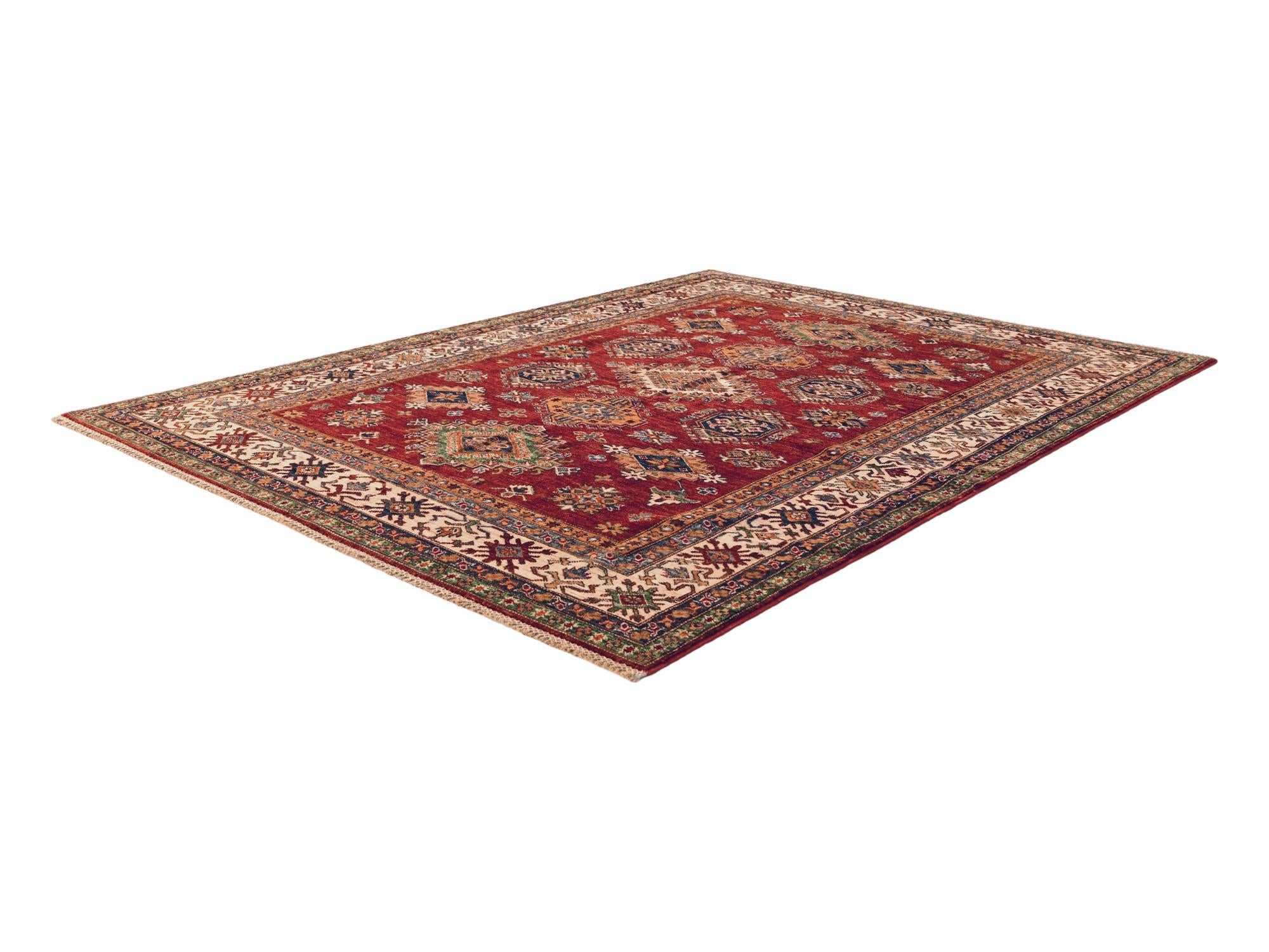 5' 9 x 7' 8 Hand Knotted Kazak Rug