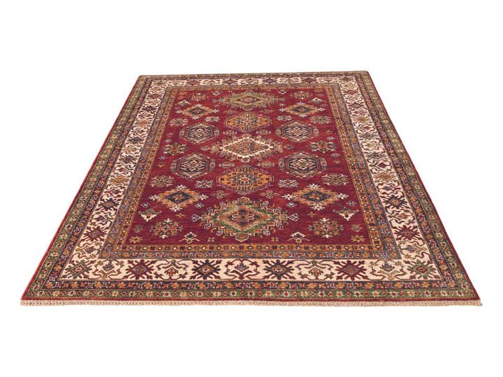 5' 9 x 7' 8 Hand Knotted Kazak Rug