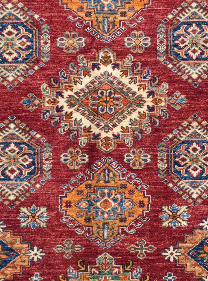 5' 9 x 7' 8 Hand Knotted Kazak Rug