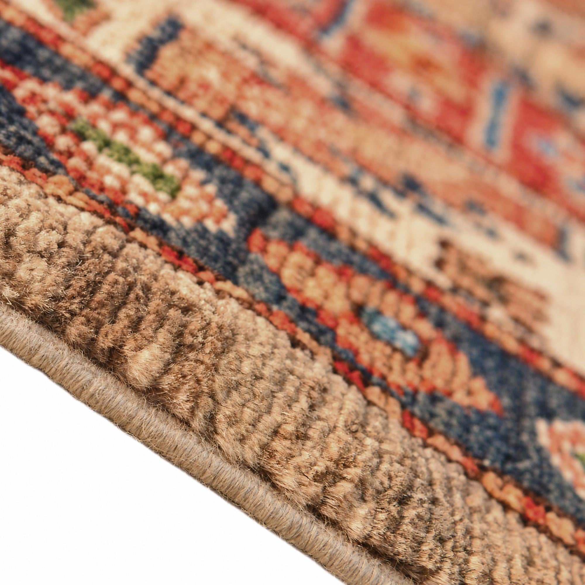 6' 2 x 9' Hand Knotted Kazak Rug