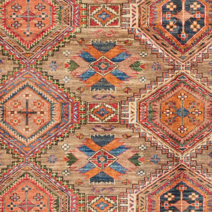 190cm x 275cm anudado a mano Kazak Alfombra
