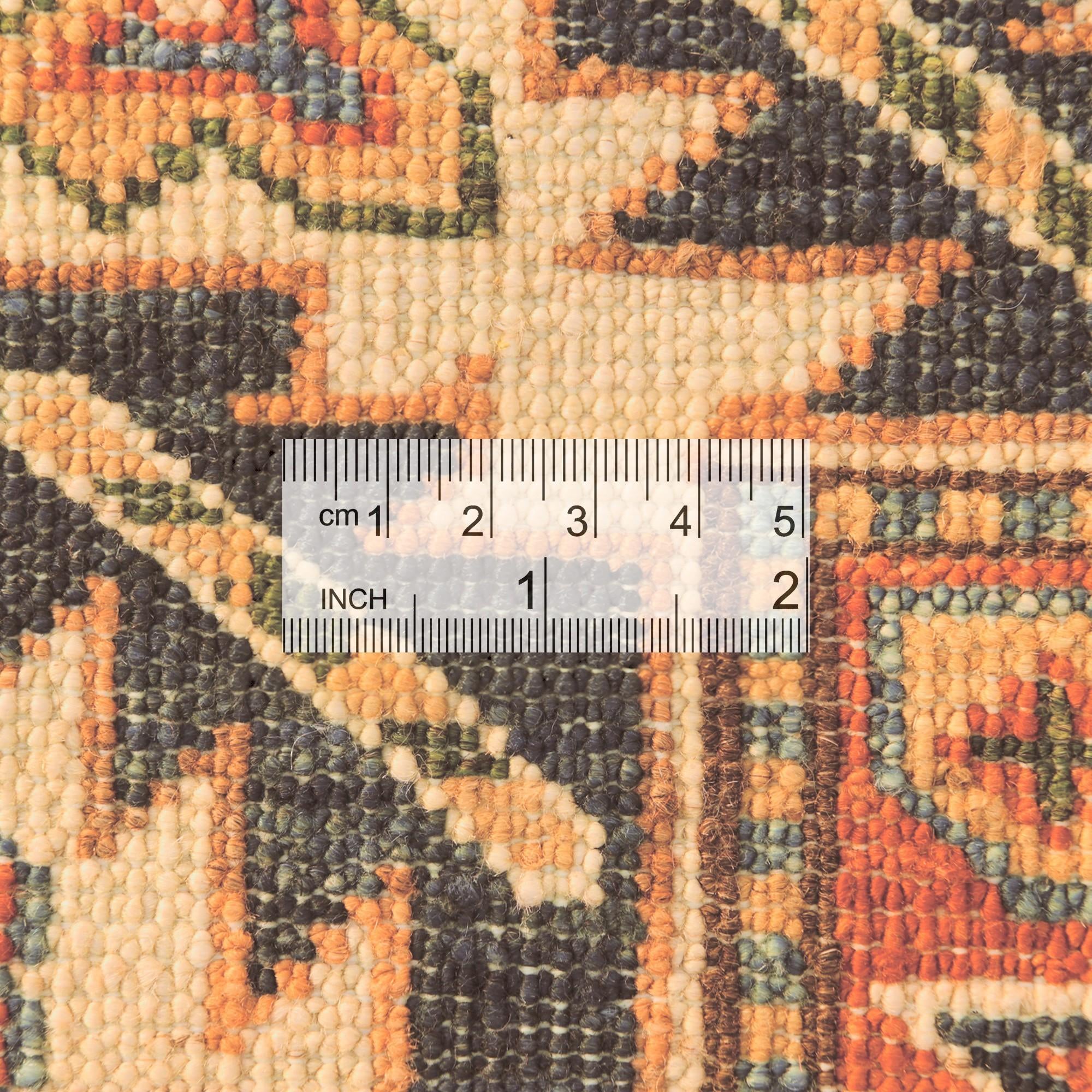 Detail image 9 of 10: 6' 2 x 8' 11 Hand Knotted Kazak Rug