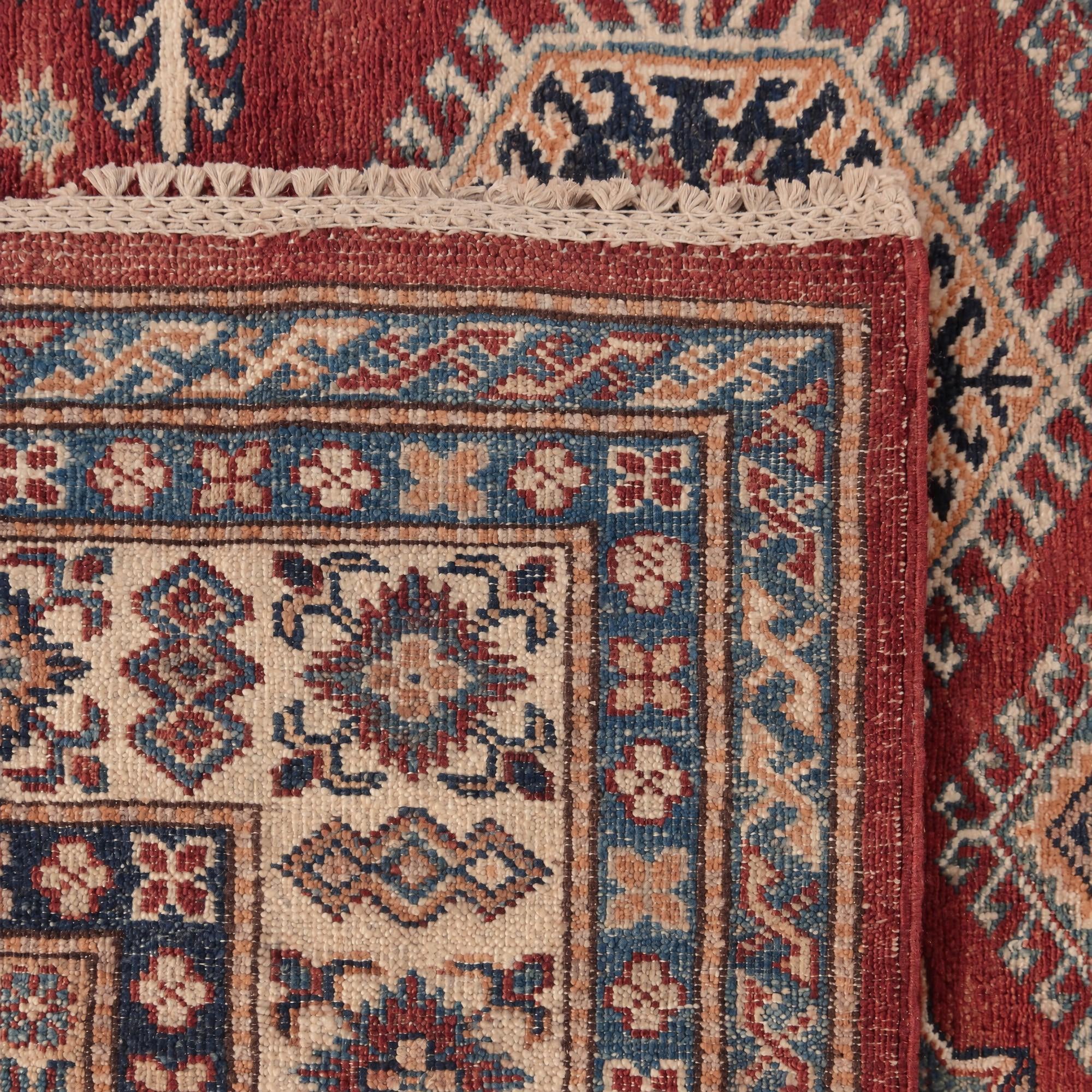 185cm x 275cm Handgeknüpft Kazak Teppich