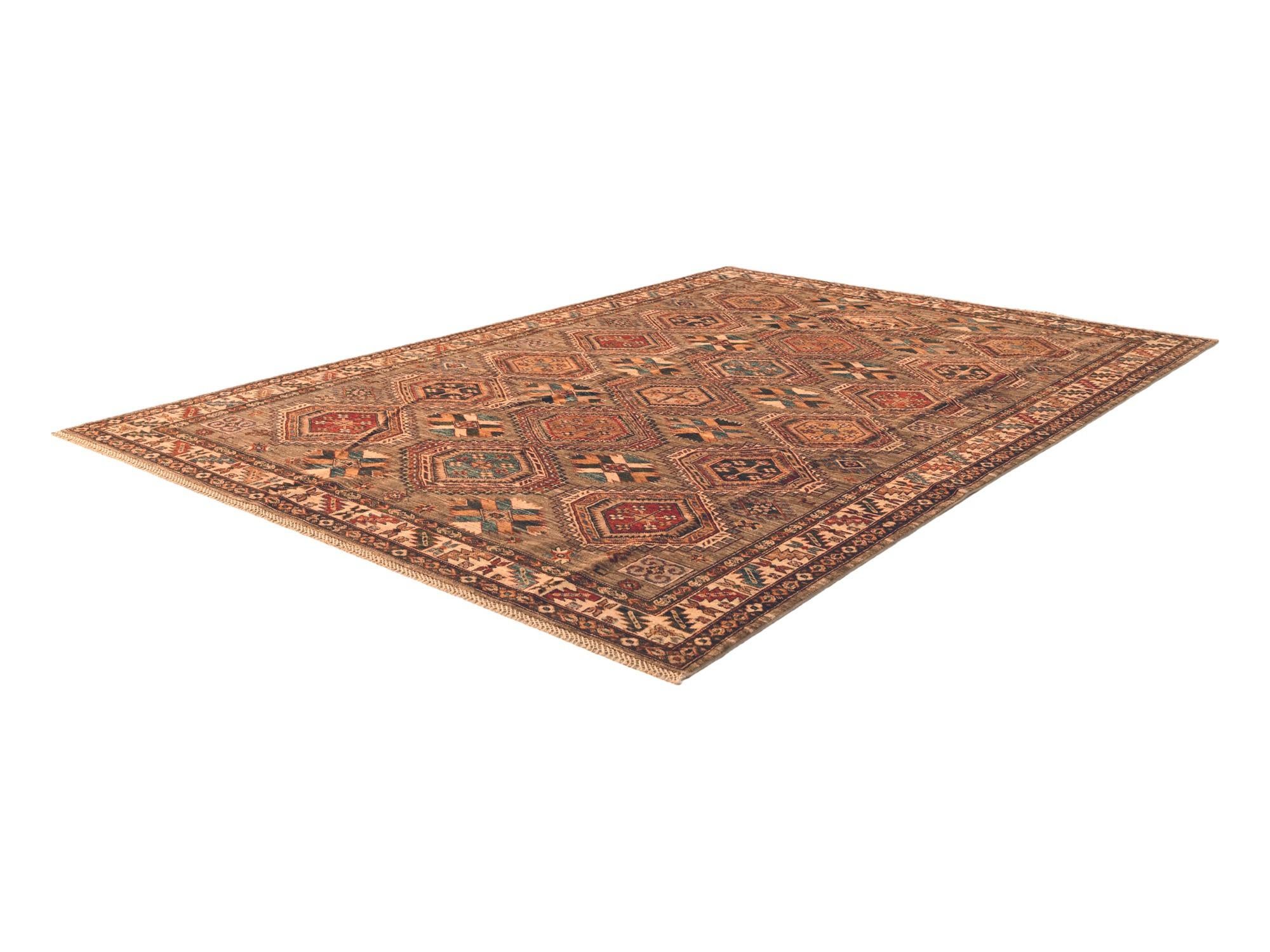 6' 9 x 9' 11 Hand Knotted Kazak Rug