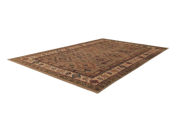 Detail image of 6' 8 x 9' 11 Hand Knotted Kazak Rug
