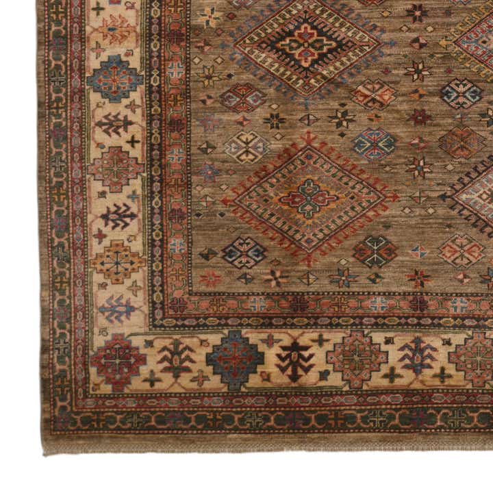 6' 8 x 9' 11 Hand Knotted Kazak Rug
