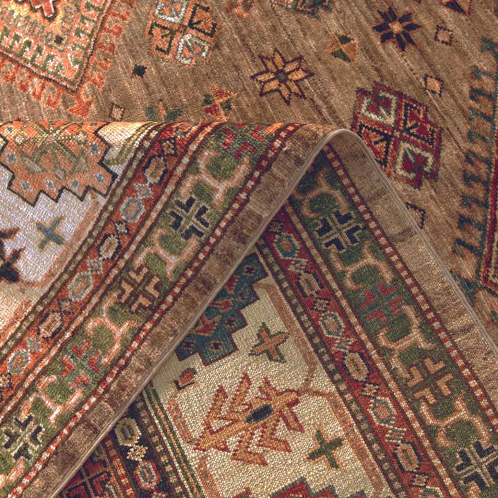 6' 8 x 9' 11 Hand Knotted Kazak Rug