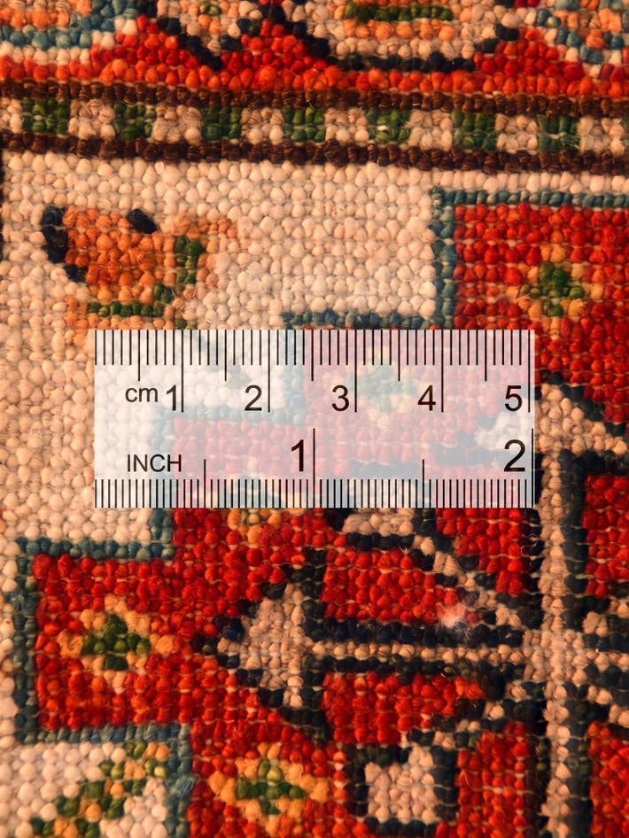 Detail image of 6' 8 x 9' 11 Hand Knotted Kazak Rug