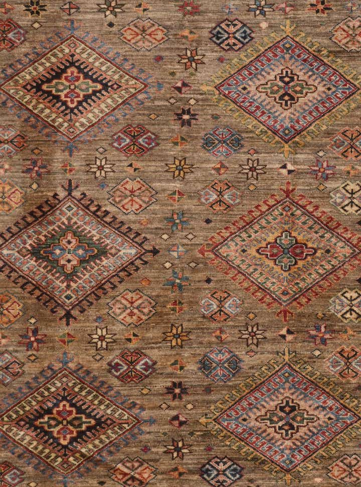 6' 8 x 9' 11 Hand Knotted Kazak Rug