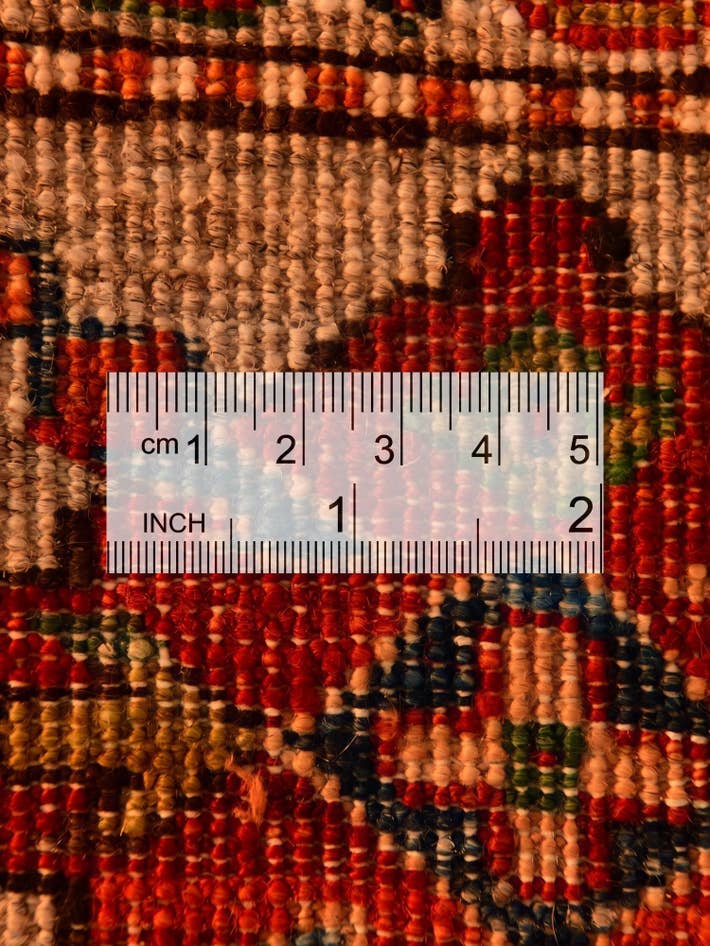 Detail image of 6' 9 x 9' 10 Hand Knotted Kazak Rug
