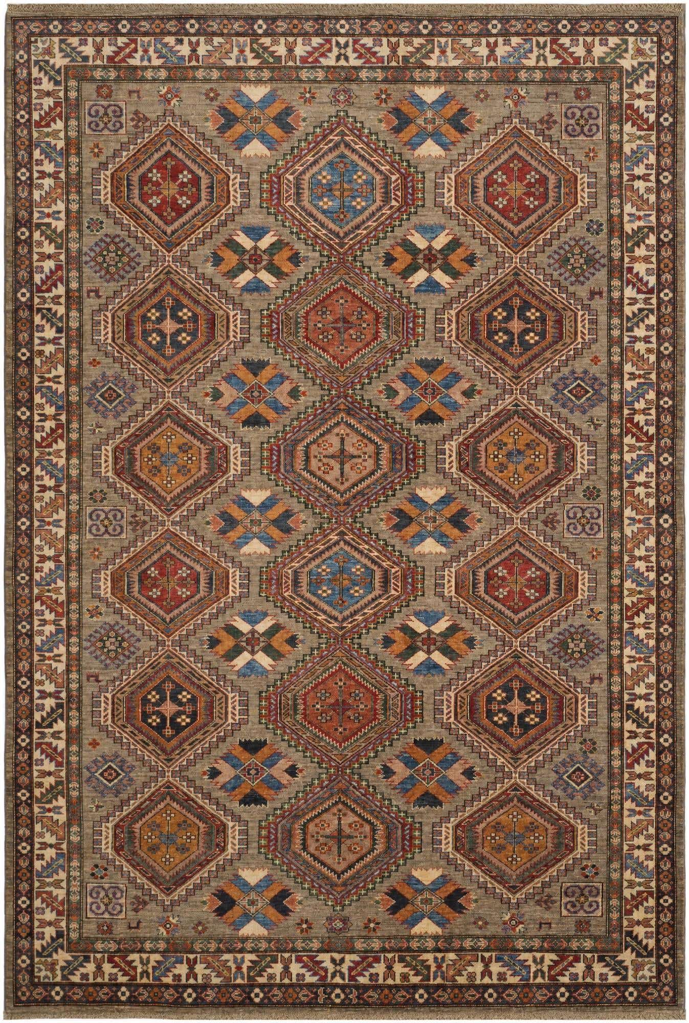 6' 10 x 10' Hand Knotted Kazak Rug